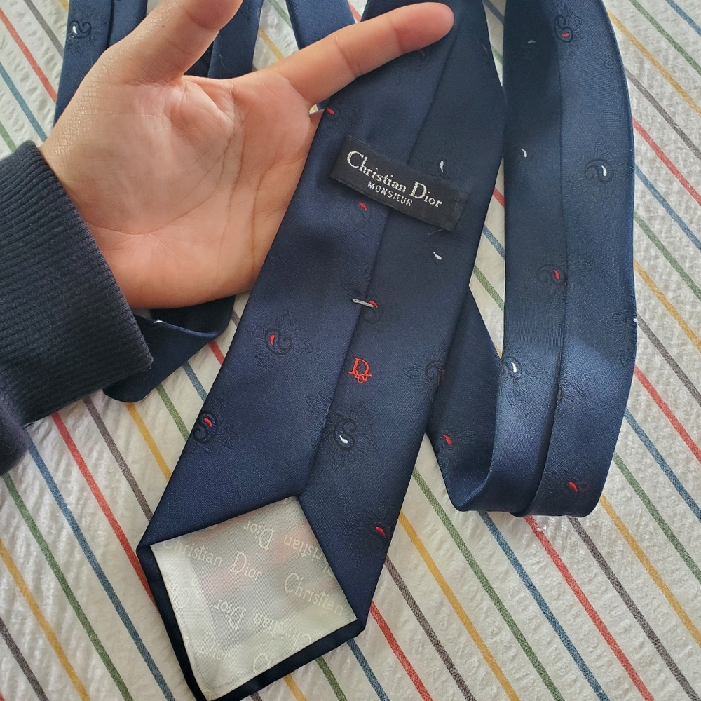 Christian Dior monsieur vintage tie - Picture 3 of 5